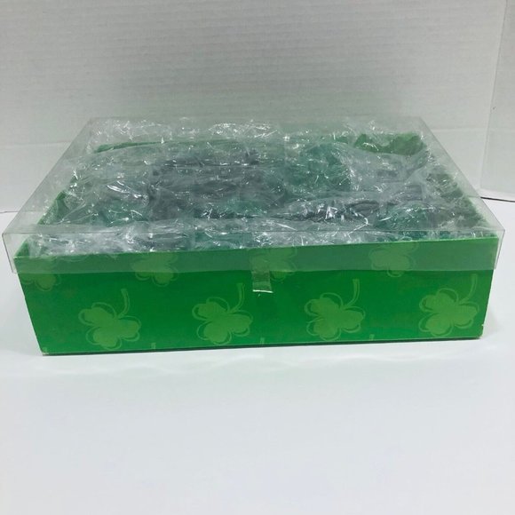 VTG St Patrick's Day Irish Shamrock String Light 10 Lights 11 Ft Works Party Bar - Picture 4 of 7